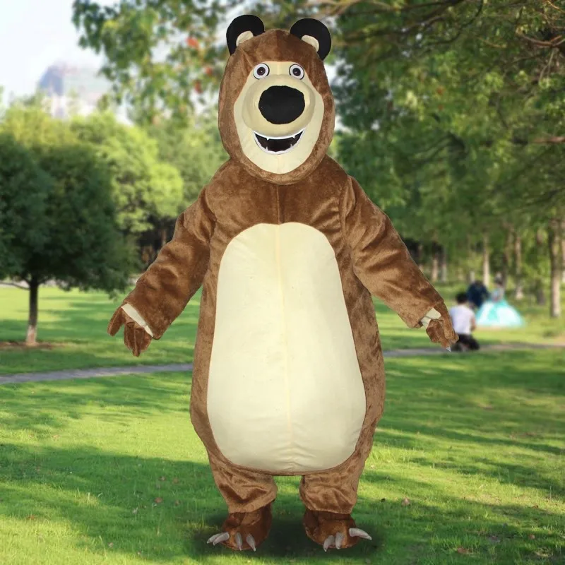 

Cosplay Bear Mascot Costume Ursa Grizzly Costume Advertising Ceremony Fancy Dress Party Costume Animal Carnival Perform Props
