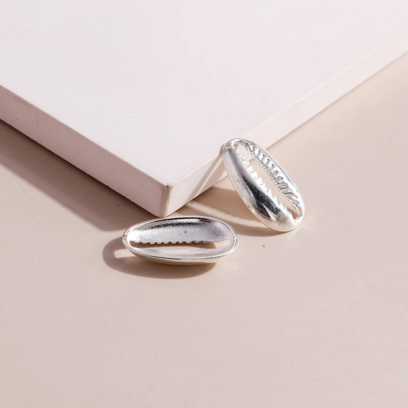 Leslie 20 Stück Legierung Meeresorganismus Muschelschale Charms Anhänger für Armband Halskette Schmuck Zubehör – Detail 3