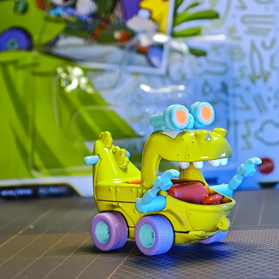 

Hot Wheels Premium Pop Culture Rugrats Reptar Wagon Remorque HDX63 1:64 литая под давлением классическая мультяшная копия Коллекционная игрушка-автомобиль в подарок