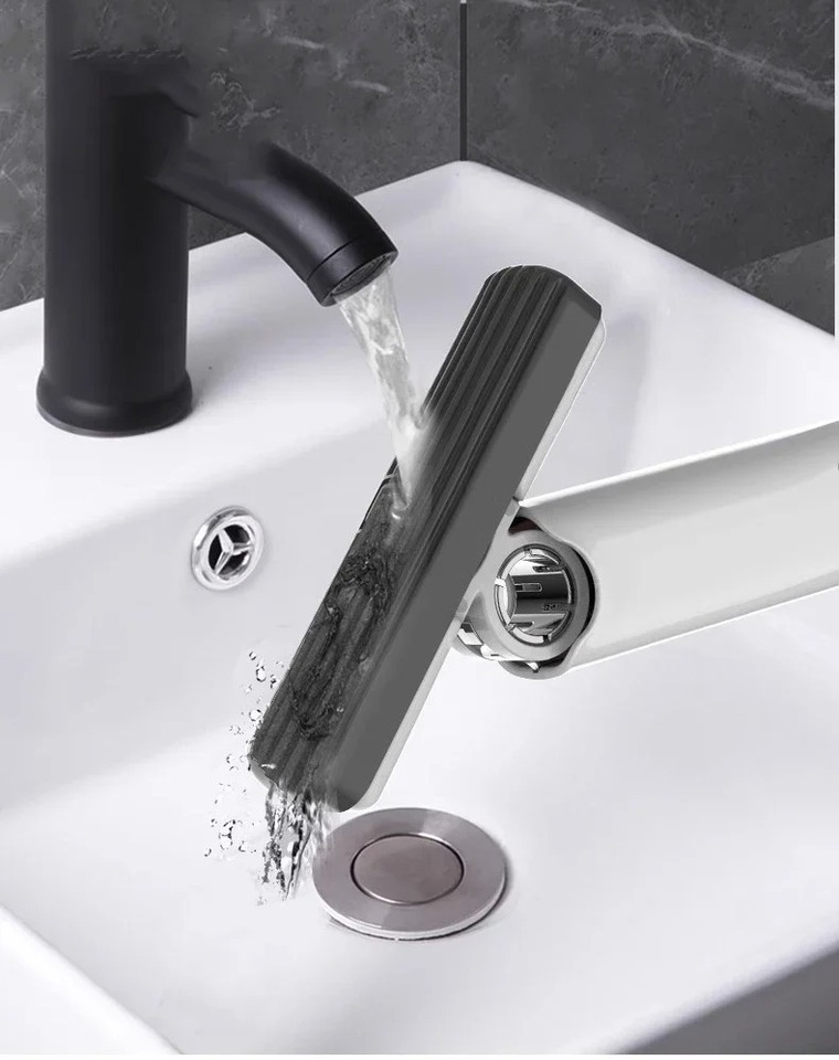  Mini Mop Self Squeeze Mop Powerful Folding Household Clean Tools No Hand Wash Strong Absorbent Mop for Bathroom Kitchen Desktop 