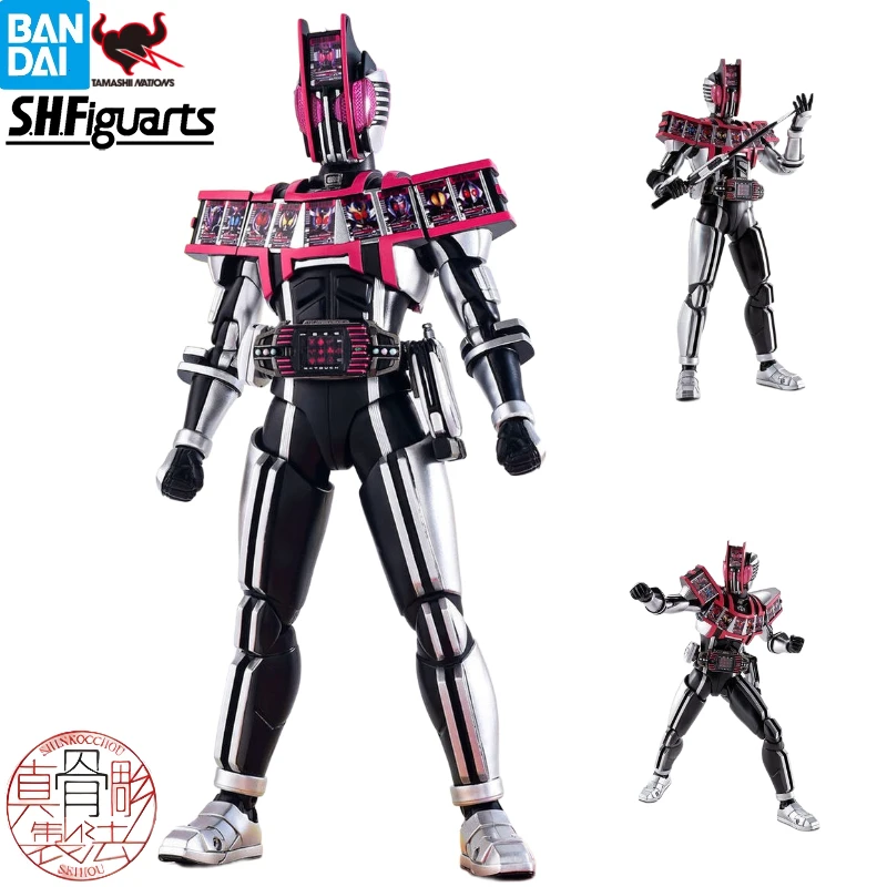 In Stock 100% original BANDAIS.H.Figuarts Masked Rider Decade Complete Form SHF Tokusatsu Anime Action Figure gifts for kids