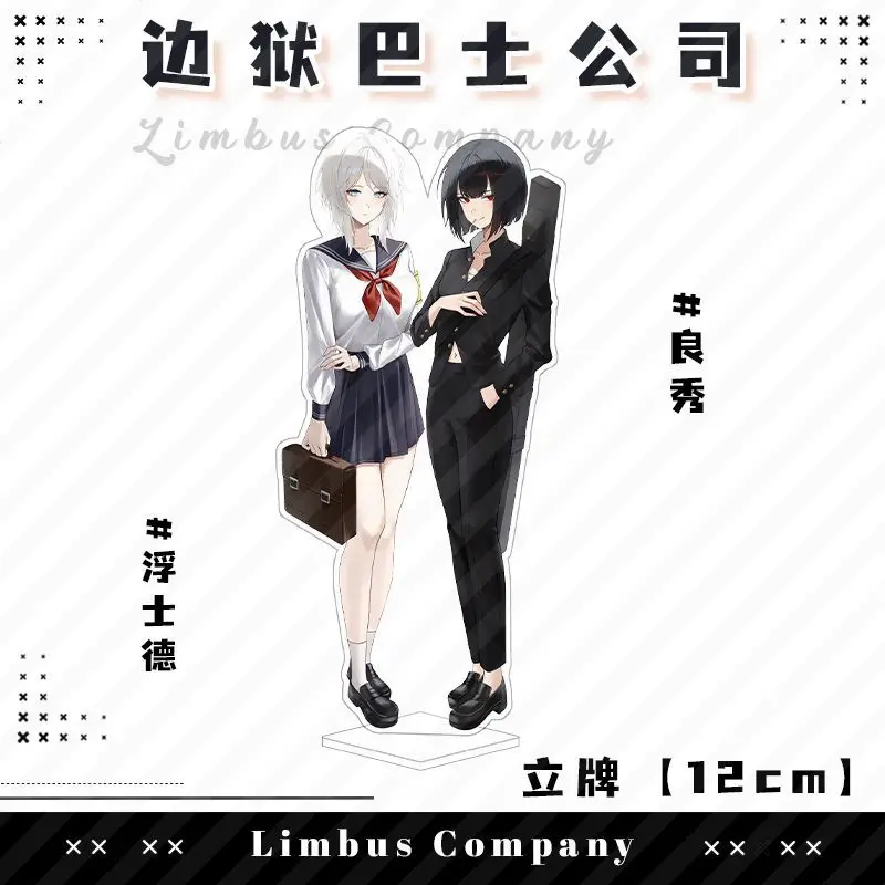 Limbus Company Plate Desk Decor Ryoshu Faust Standing Collection Ornament Accesorios Ishmael Acrylic Doll Furnishing Articles