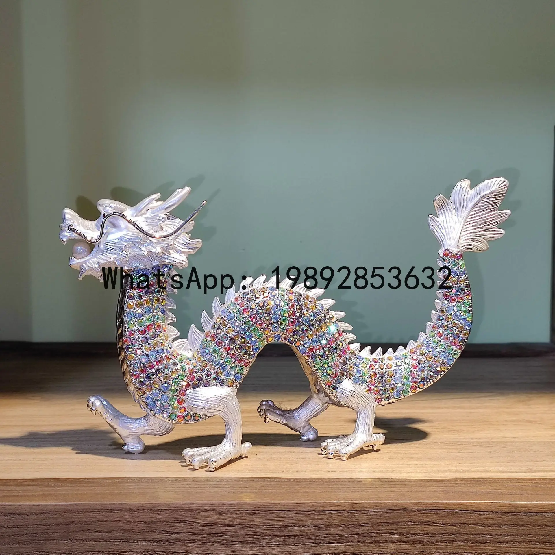 

enamel crafts home office desktop decoration business zodiac dragon year gifts housewarming new home