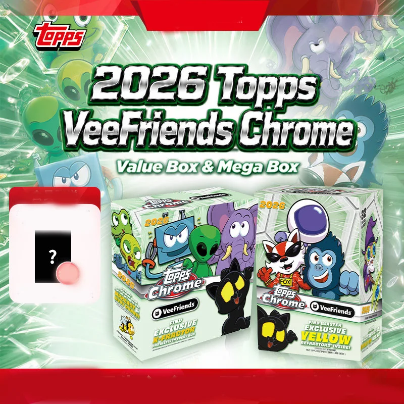 Authentic, In-Stock 2026 Topps Chrome VeeFriends Series Mega/Value Edition Collectible Cards (Blind Box)