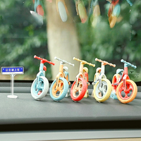 For 17cm Labubu V1 V2 Doll Trendy Creative Splicing Bicycle Keychain Funny 3D Mountain Bike Model Keyring for Bag Pendant