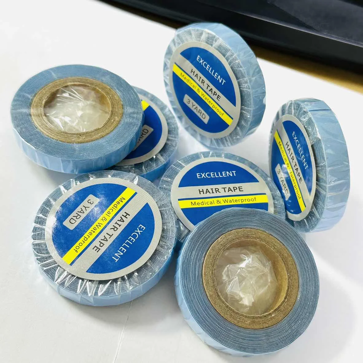 1/2/3 pçs ultra hold adesivo peruca de renda fita 3 metros preço melhor qualidade peruca de renda cola sistema de cabelo fita para peruca e perucas