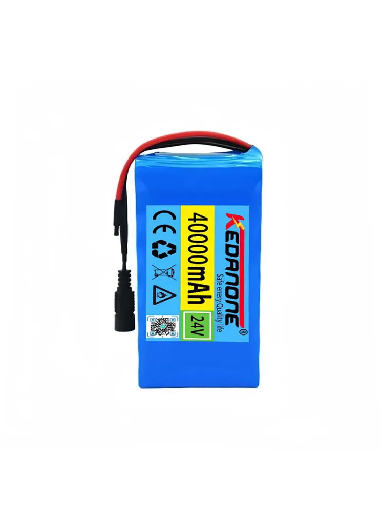 24V 7S3P Akkupack 40Ah Wiederaufladbarer 18650 Lithium-Akkupack mit 29,4V 2A Ladegerät für Elektrorollstuhl und Scooter