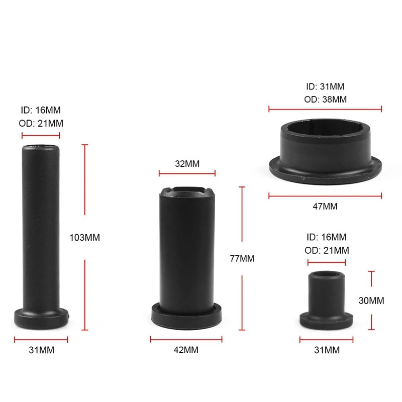 Rear Suspension Control A-Arm Bushing Kit For Polaris Sportsman 500 HO 4X4 EFI 2003-05 2007