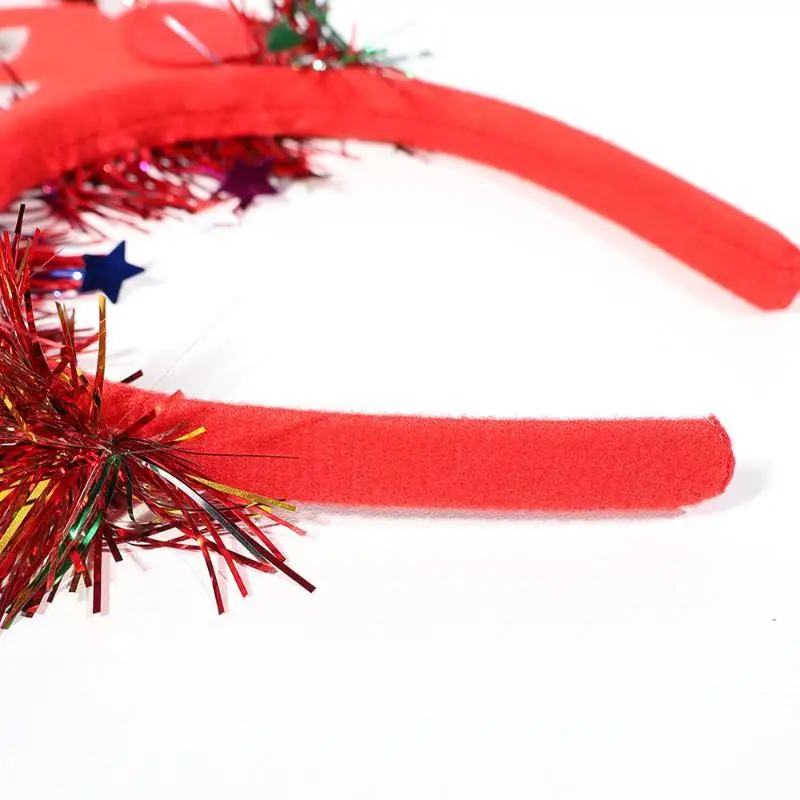 2027 Neujahrs-Thema Haaraccessoire Goldene Brille Roter Stern-Stirnband für Damen Karnevalsparty-Outfit Passend – Detail 10