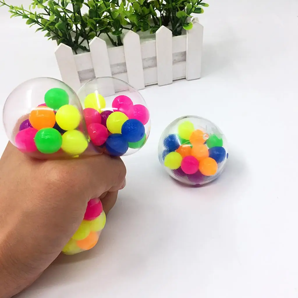 Funny Ball Small Stress Squeeze Grape Toy Pinch Ball for Kids Adult Squeeze Toys Birthday Gift Stress Relief Toy