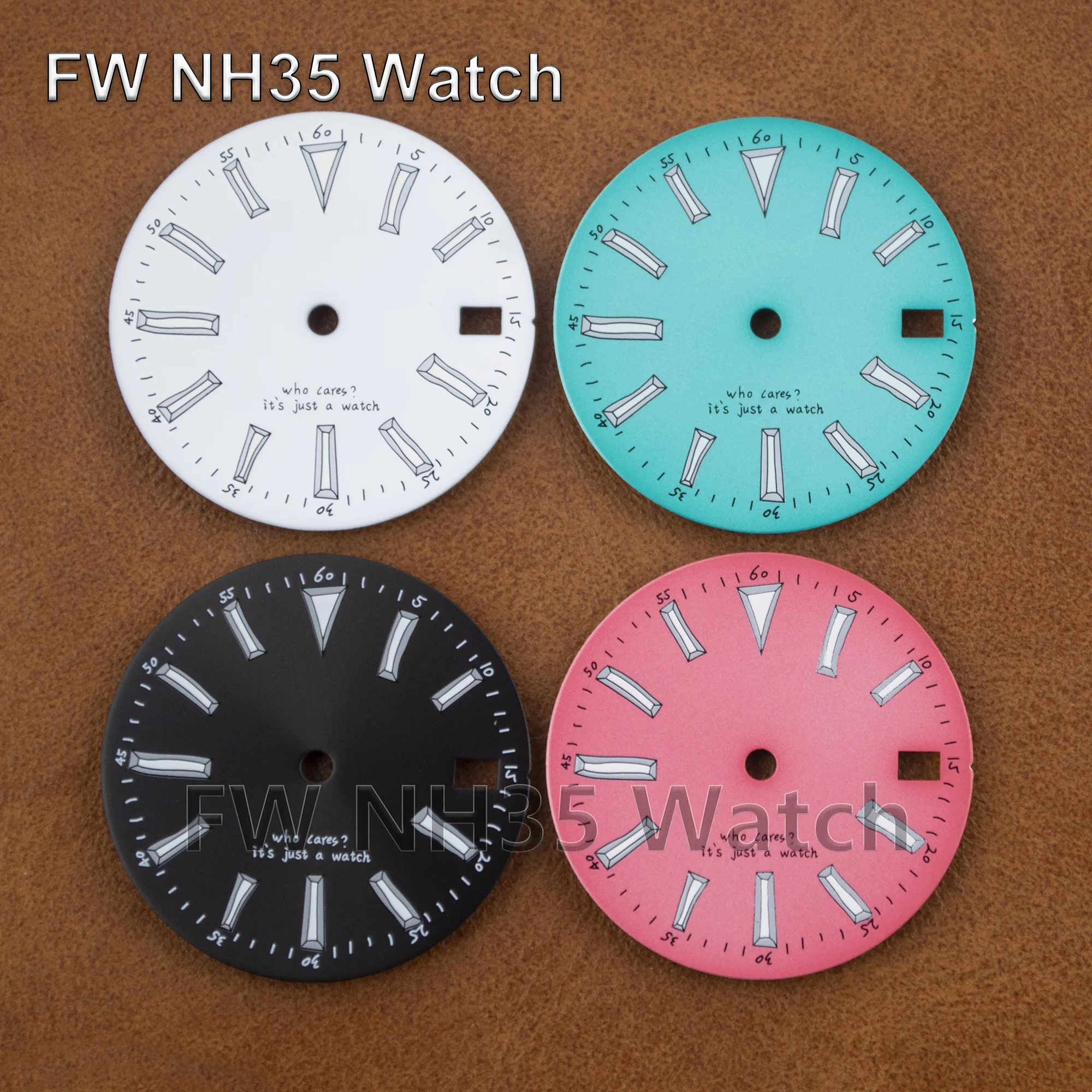 

NH35 Dials Who cares it's just a watch for Datejust 28.5mm Watch Dial fit NH34 NH35 NH36 Movement Watch Accessories Watch Face