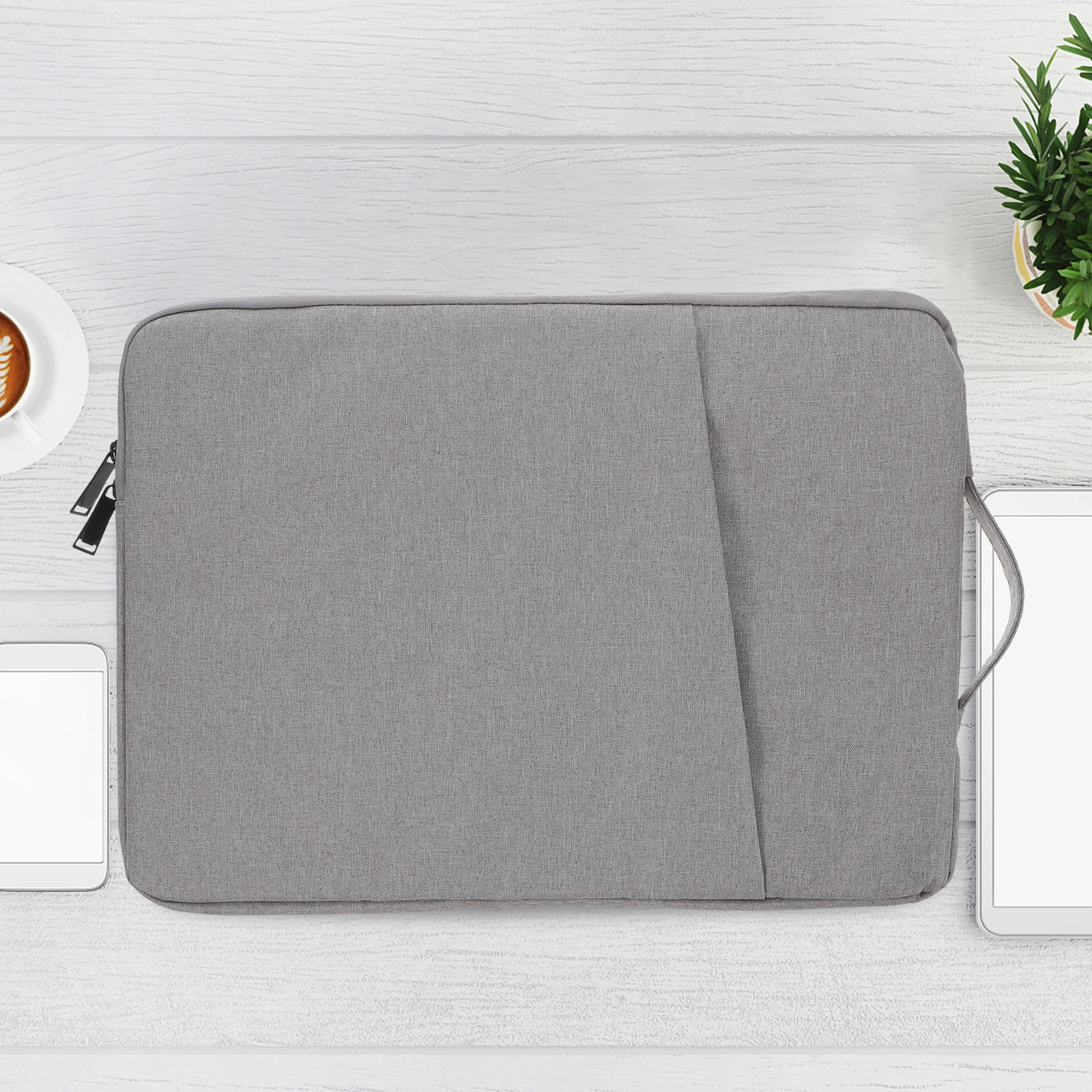 

Laptop Sleeve Polyester Lightweight Travel Laptop Case for 15.6 Inch Portable Computer Carrying Bag Shockproof Design
