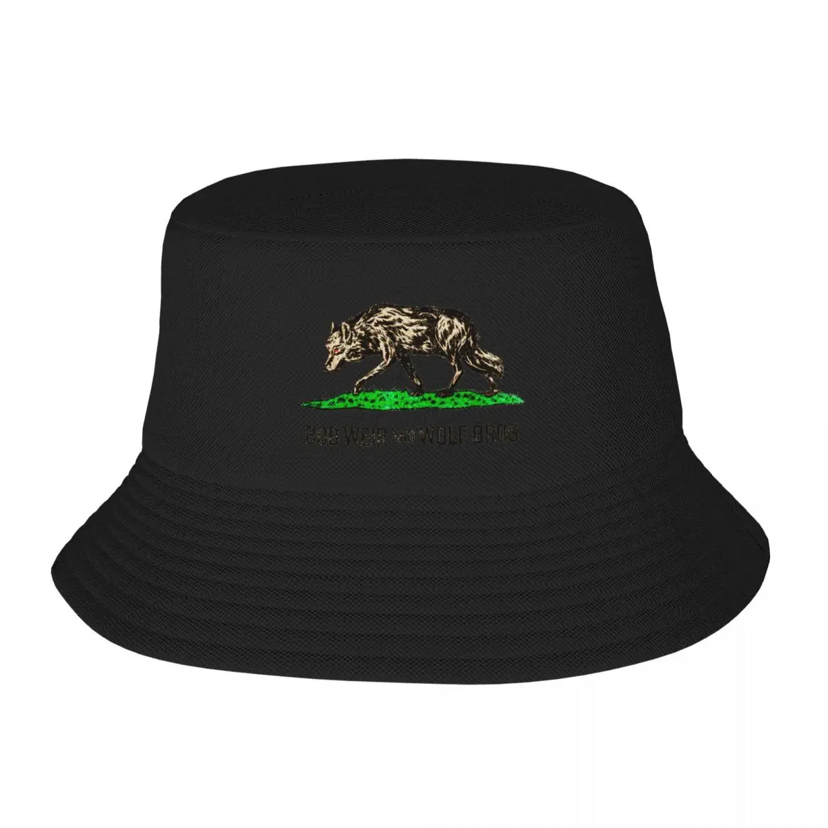 aheupote art bob weir wolf bros Bucket Hat Trucker Cap Beach Bag Luxury Cap Women's Beach Visor Men's