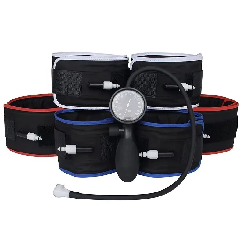BFR Blood Flow Restriction Cuffs Set Arm Leg Occlusion Bands With Pressure Pump Fitness Recovery Training Gear