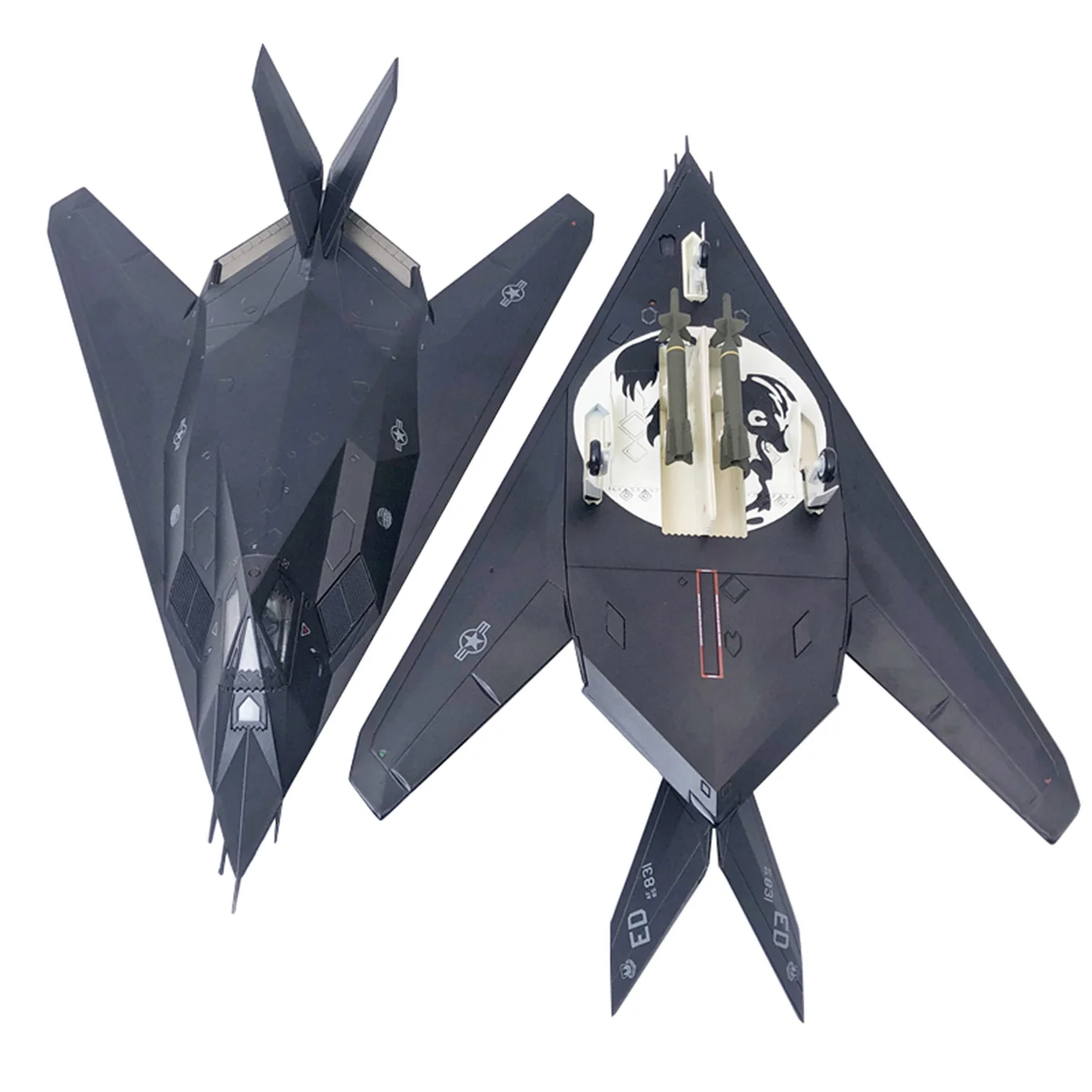 1/72 F117 Attack Aircraft Nighthawk Metal Military Model Diecast Plane Aircraft  Airplane Model Toy Children Collection Gift