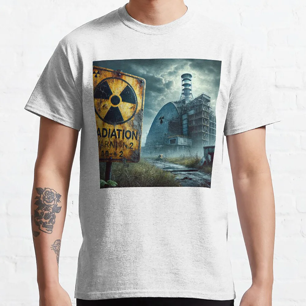 Retro game STALKER 2 : Heart Of Chornobyl Nuclear Disaster Exclusion Zone Pripyat graphic t shirts 100% cotton large size tops