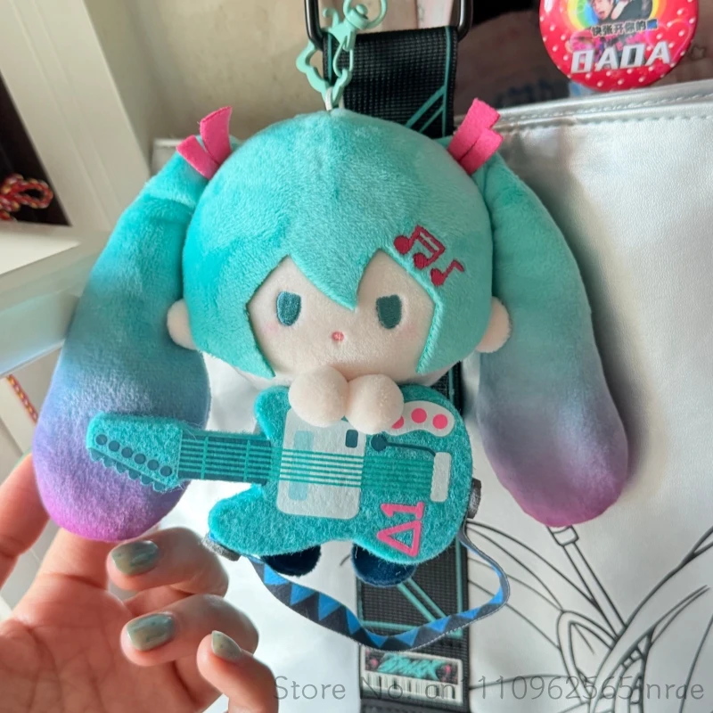 New In Stock Hatsune Miku Spark Series Plush Doll Crossbody Bag Handbag Soft Stuffed Anime Collectible For Adult Fans Gift - view 3
