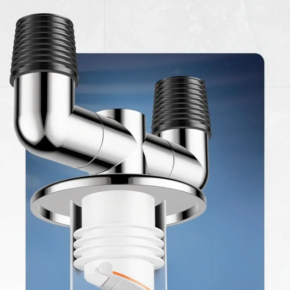 ABS Drain Hose Three Way Adapter Washing Machine Sink Pipe Connector Anti Backflow Seal Home Plumbing Improvement
