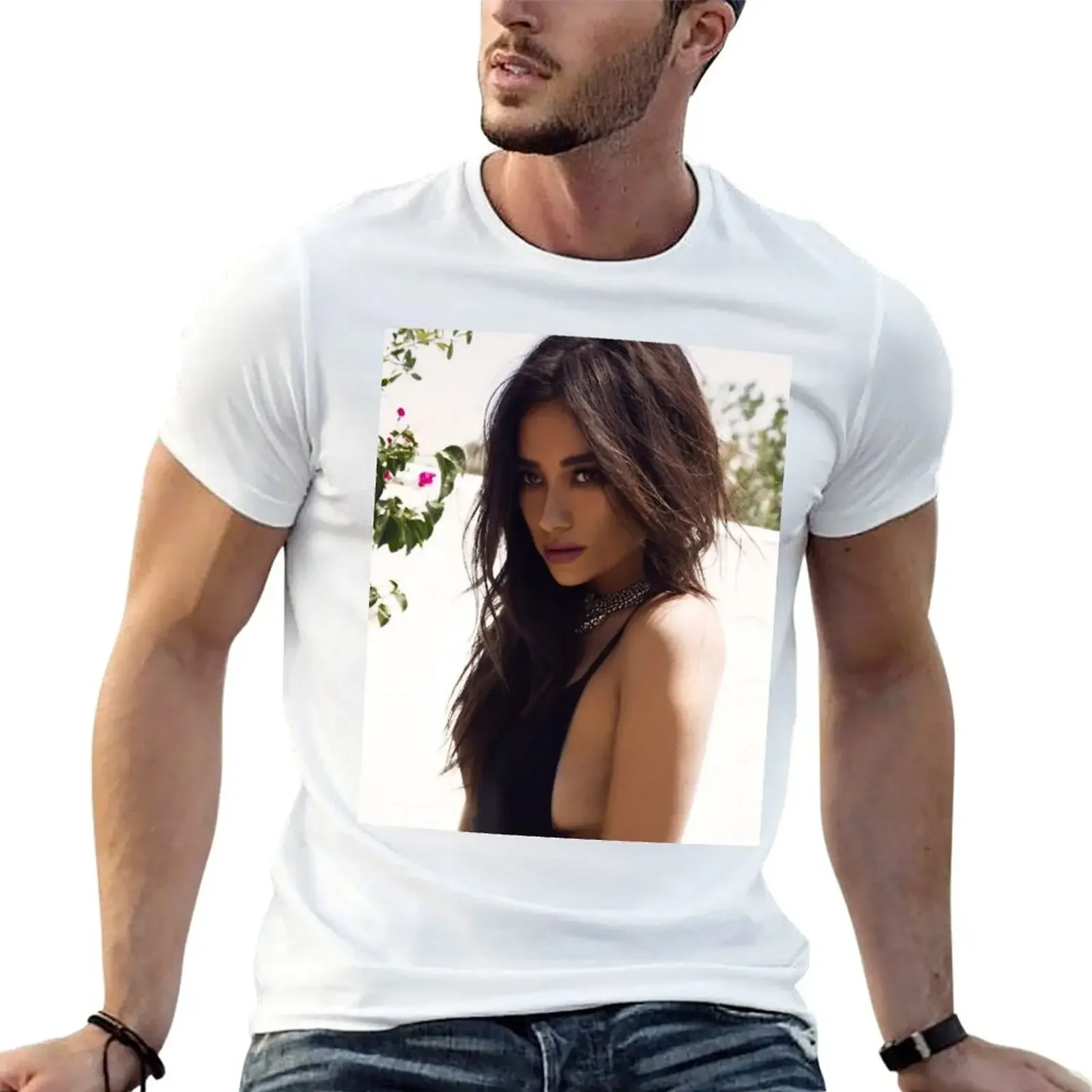 Shay Mitchell T-Shirt vintage anime stuff vintage t shirt men