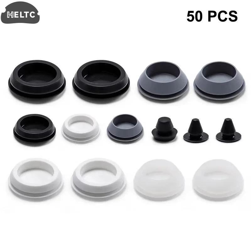 50Pcs Silicone Stopper Rubber Stopper For Caravan Camper Heatproof Spacers, Non-Slip Lid Lifters To Prevent Scratches & Spills