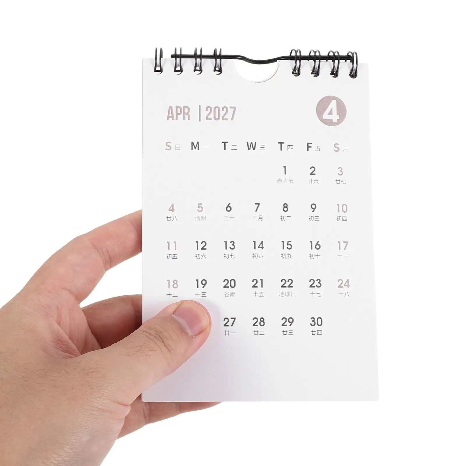 Mini Hanging Wall Calendar 2024 Desktop Organizer Simple Monthly Planner Daily Schedule Tool Compact Office Study Station