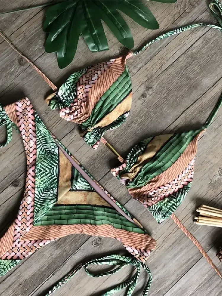 RUOTONGSEPT Micro Bikinis 2023, sexy Bademode, Damen, Push-up-Badeanzug, Biquini, Badeanzug, Bandage, Strandkleidung, brasilianisches Bikini-Set