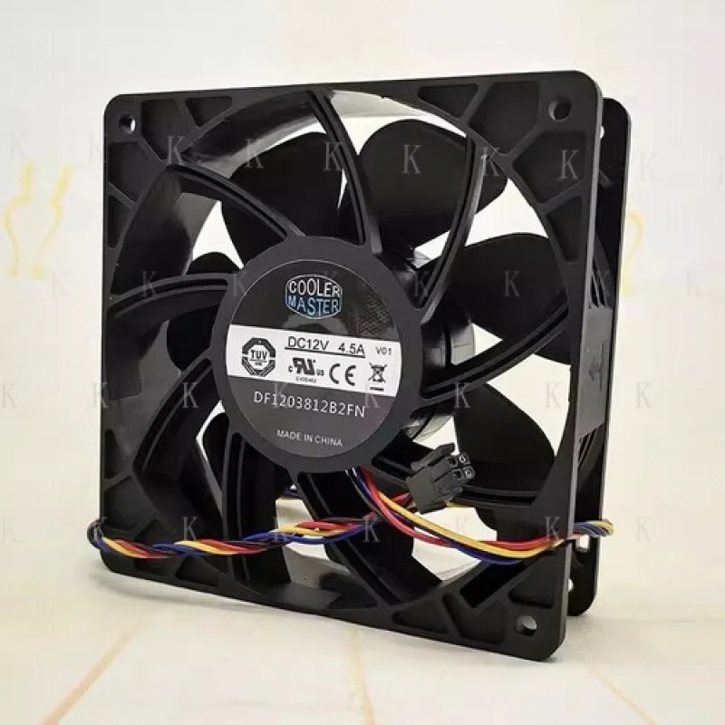 C    1PCS FOR DF1203812B2FN 12038 DC12V 4.50A 12CM 4-Pin Cooling Fan