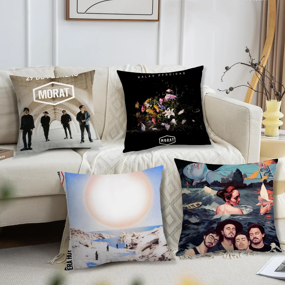 Morat Band Pillow Case Living Room Headboard Bedroom Office Cushion Cushion Sofa Nap Time