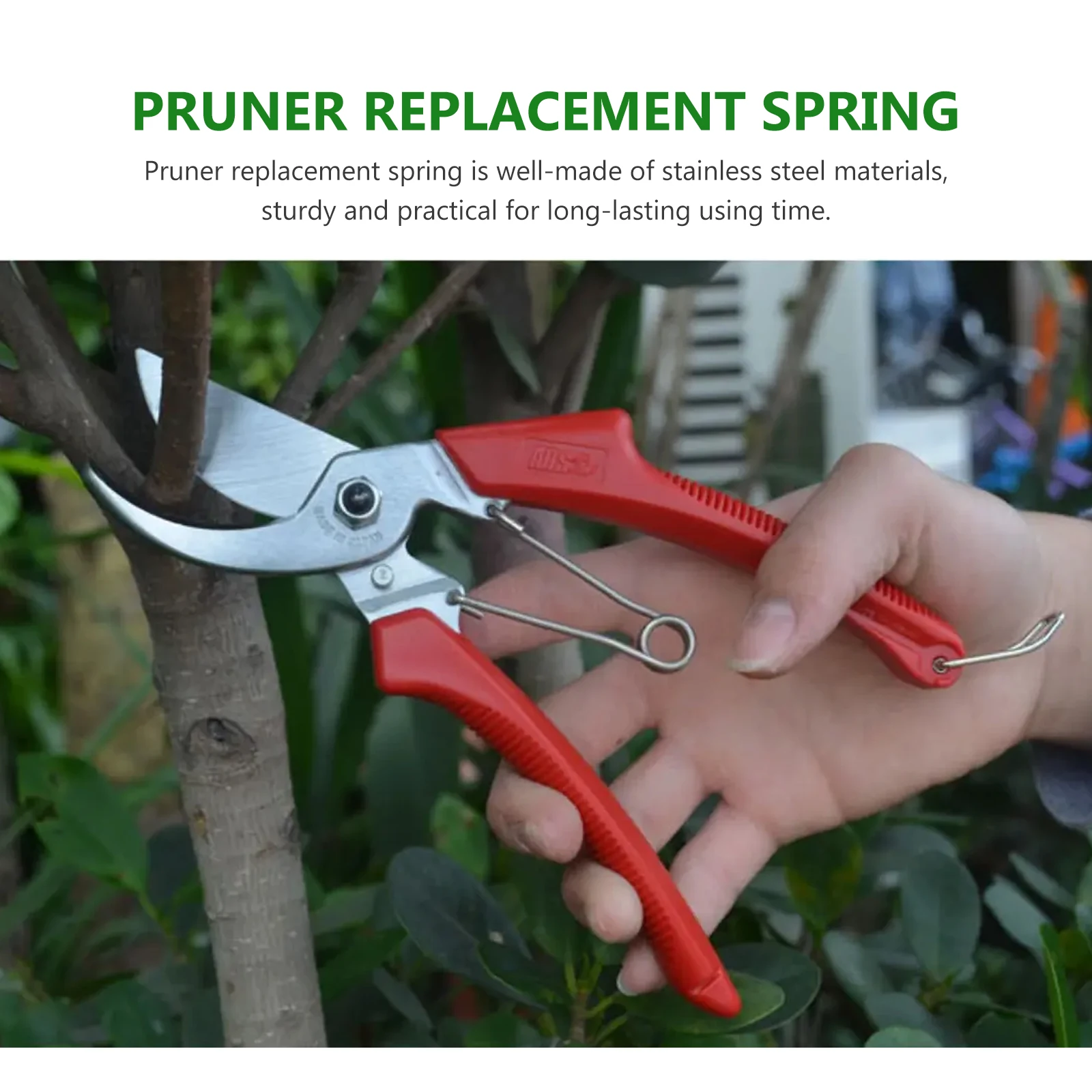 

20pcs V-Shaped Springs Springs Trimming Spring Replacement Gardening Shears Tools Stainless Steel Durable Easy Install