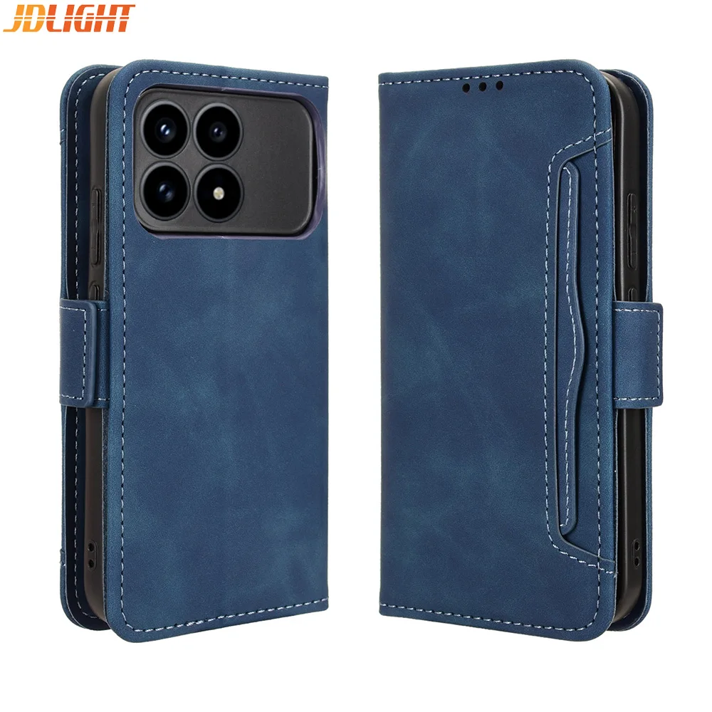 

Чехлы-кошельки для Redmi K90/K90 Pro Max 5G, кожаный чехол, откидная крышка с магнитной застежкой, держатель для фотокарточек, сумки для мобильных телефонов