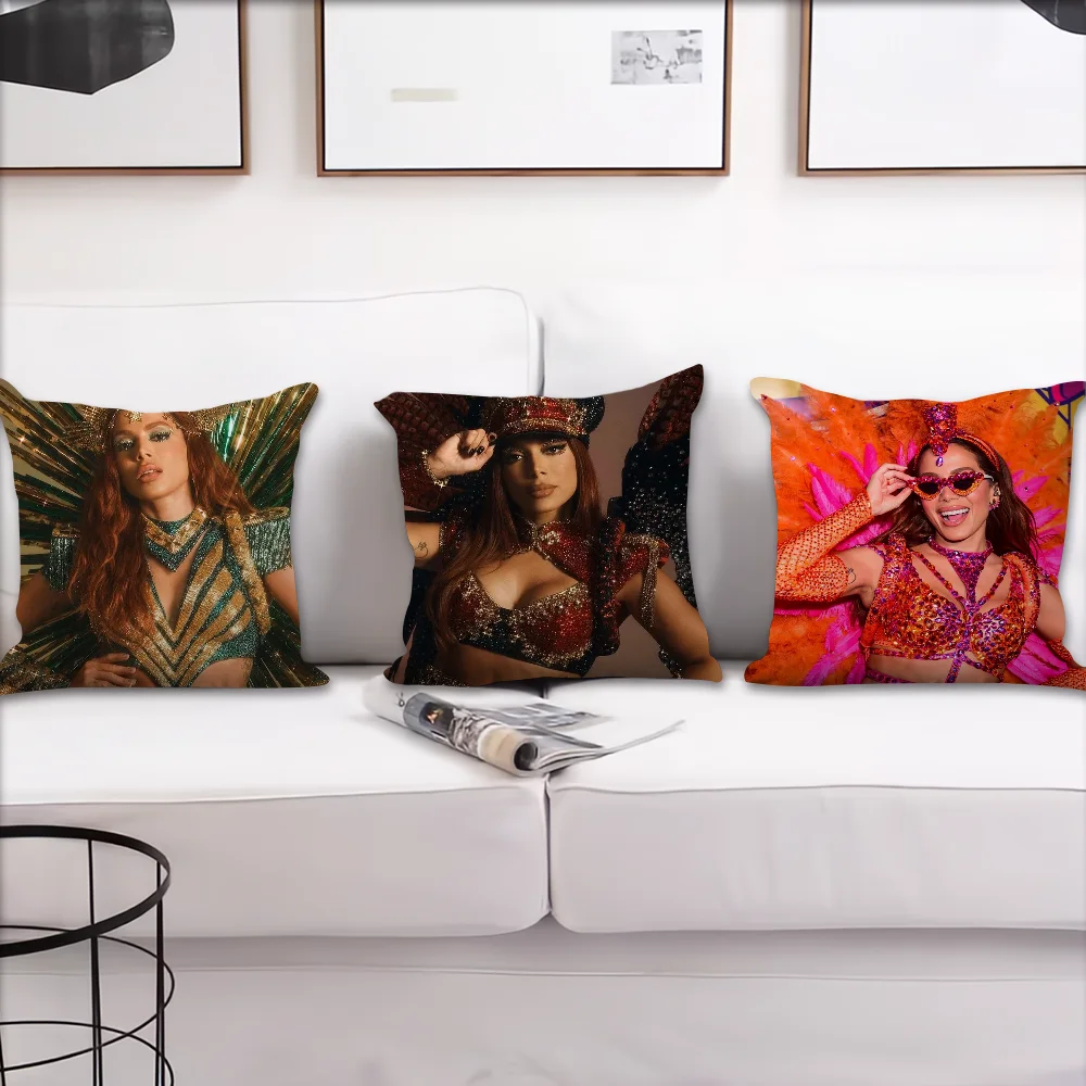 Anitta Ensaios Da Anitta cushion cover For Pillow Case Sofa Bedroom Living Room Office Bedside Table Backrest Printing Square