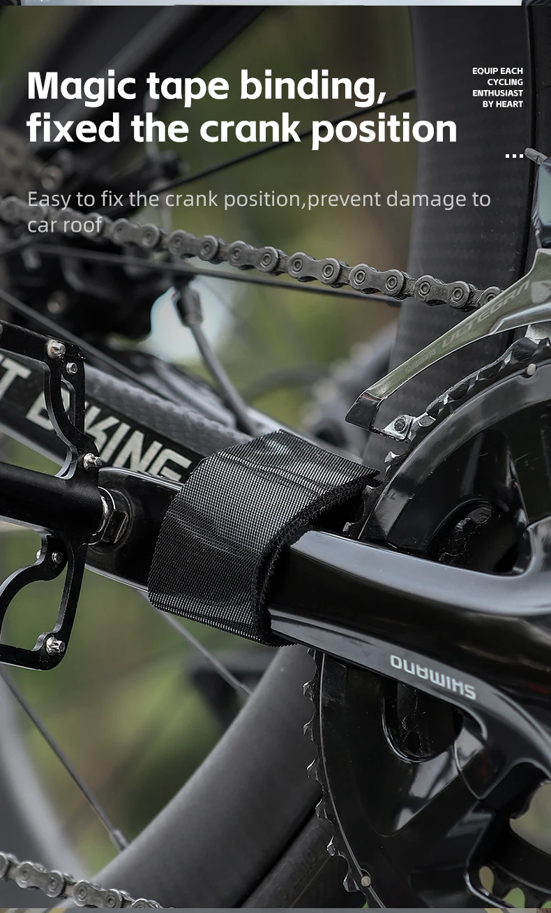 WEST BIKING Auto-Dachgepäckträger mit Saugnapf, Vakuum-Adsorptions-Fahrradhalter für SUV, Limousine, Kofferraummontage, Fahrradzubehör – Detail 13
