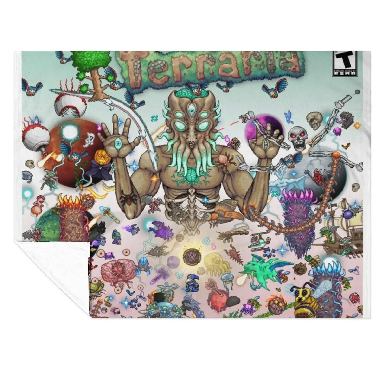 

Terraria Game poster Throw Blanket Thin funny gift Decorative Sofa Thins Blankets