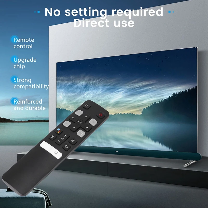 Remote Control Rc802v Fmr1 Jur6 65P8S 49S6800fs 49S6510fs For Tcl Smart Tv