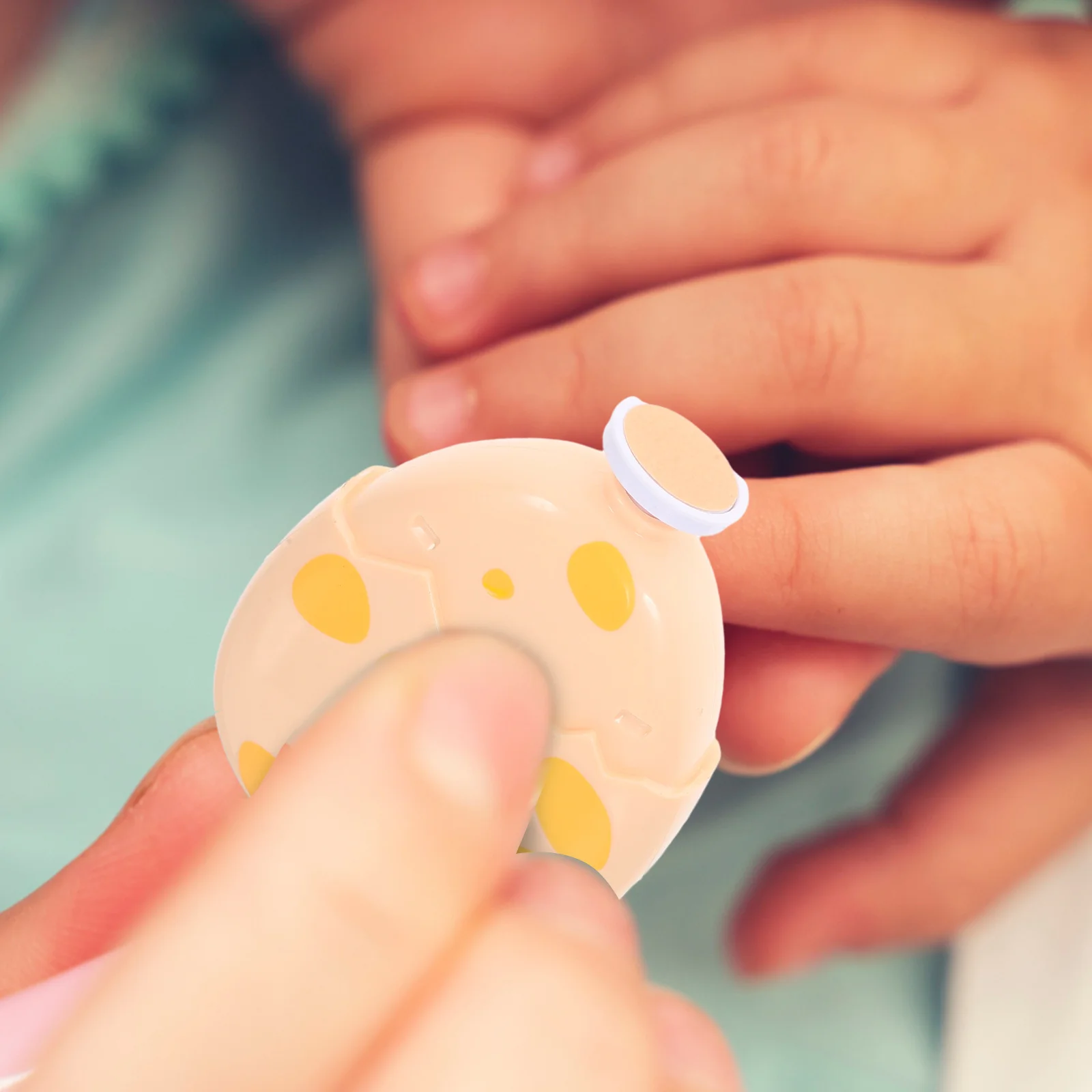 

Electric Nail Grinder Baby Safe Quick Trimming Cute Cartoon Design Portable Nail Care Tool For Infants Kids Manicure