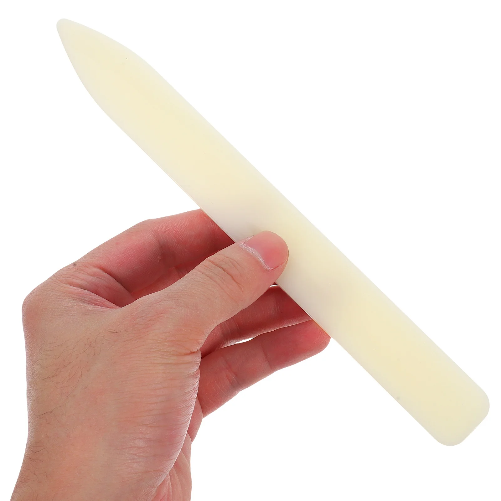 5Pcs Multi-Functional Plastic Bone Folder for Paper Craft and Envelope Opening, Compact Design for Travel Storage and Daily Use