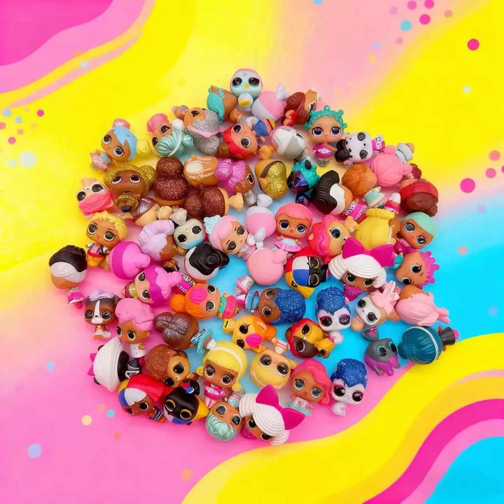 10 Pcs Random Send Mini Surprise Doll Big Sister Exquisite Gifts Kawaii Lovely Toys Pretend Action Figures