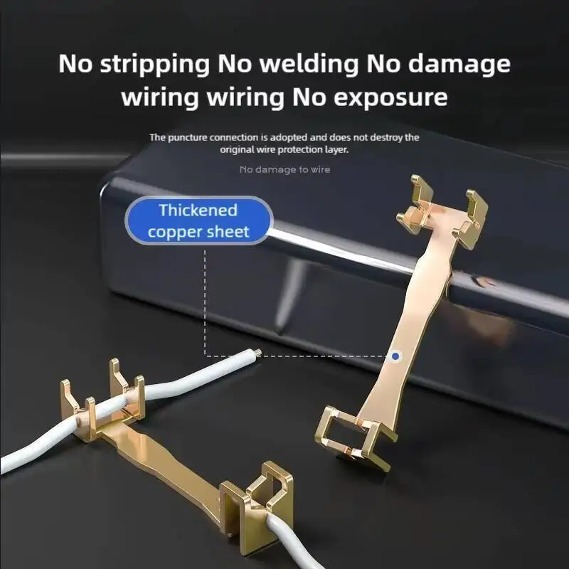 Electrical LED Wire Connector 1 2 3 Pin Way Plug Docking T Type Car Wire Cable Quick Connectors Strip Terminal Blocks Connection - Image 4