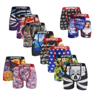 Summer Men's Underwear Boxers Sexy Fashion Print Men Panties Underware Panties Boxer Briefs Shorts Pants Breathable Plus Size