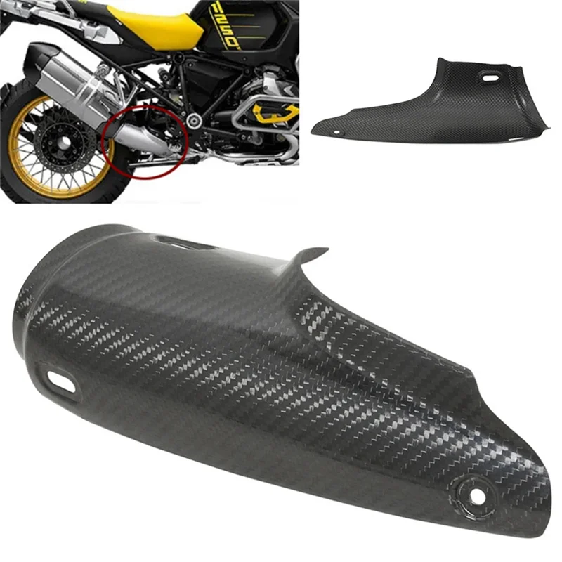 Motorcycle Exhaust Muffler Pipe Heat Shield Cover Guard Anti-Scalding Cover for BMW R1200GS 2013-2018 R1250GS 2019-2023