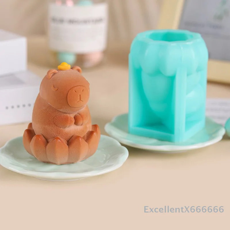 Süße Capybara Milch Gelee Silikonform Pudding Capybara Delphin Pudding Silikonform Home Backzubehör