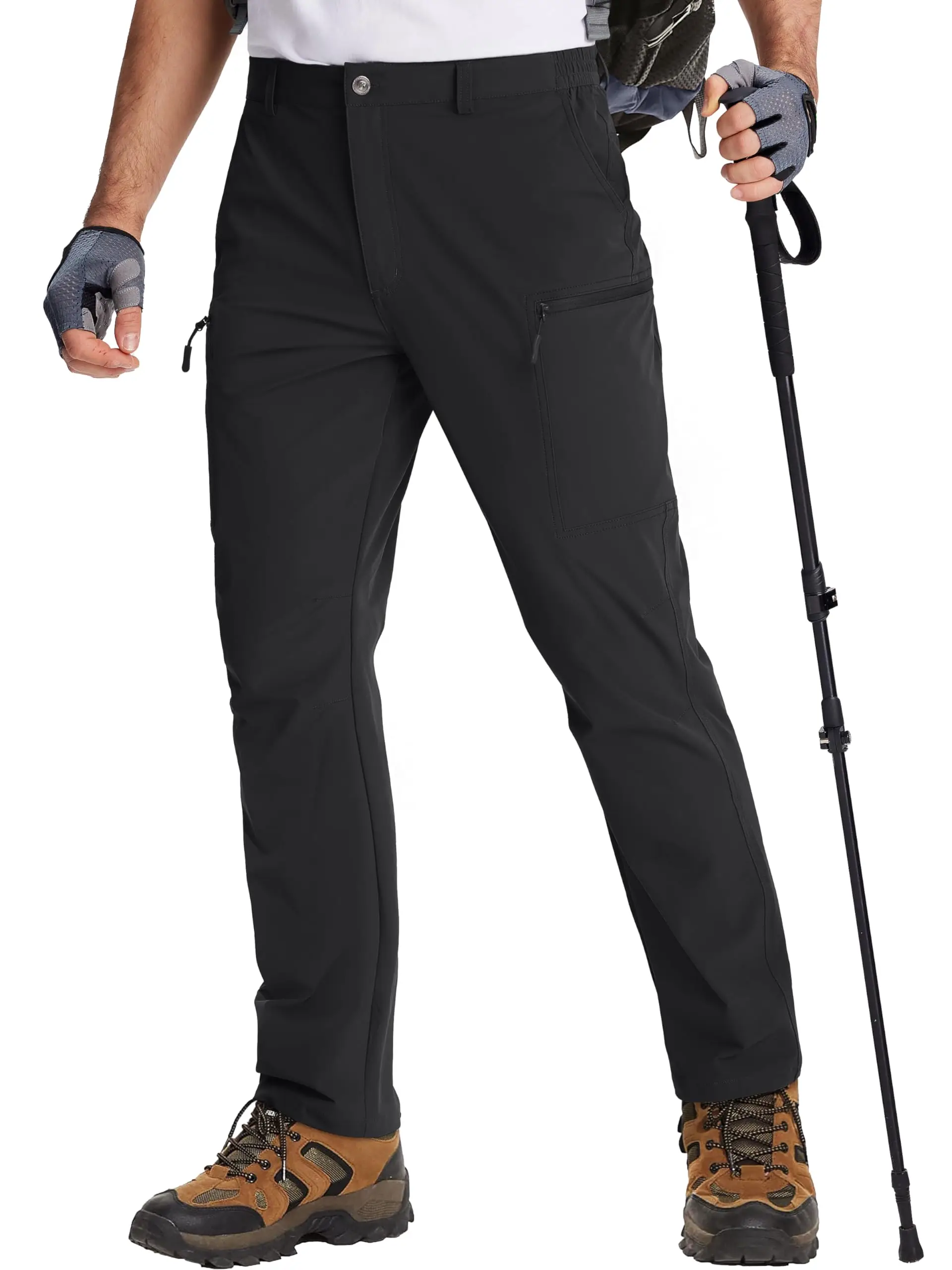 

2026 New Waterproof Lightweight Hiking Pants Mens Ripstop Quick Dry Cargo Work Pant Outdoor Trekking Hard-wearing Trousers Male