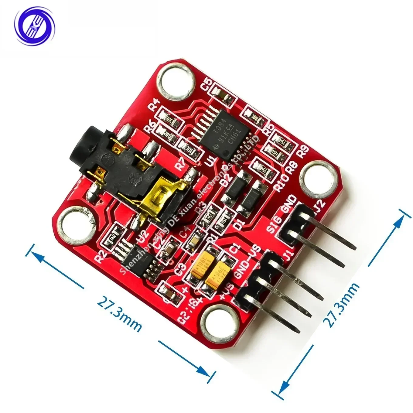 Kit Pengembangan Sensor Sinyal Analog Listrik Otot UNTUK Arduino
