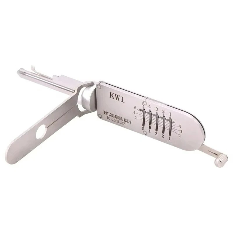 

Tools KW1 5 Pin 2-IN-1 Pick For K-wikset Door Locks Lock Pick And Decoder Locksmith Tools