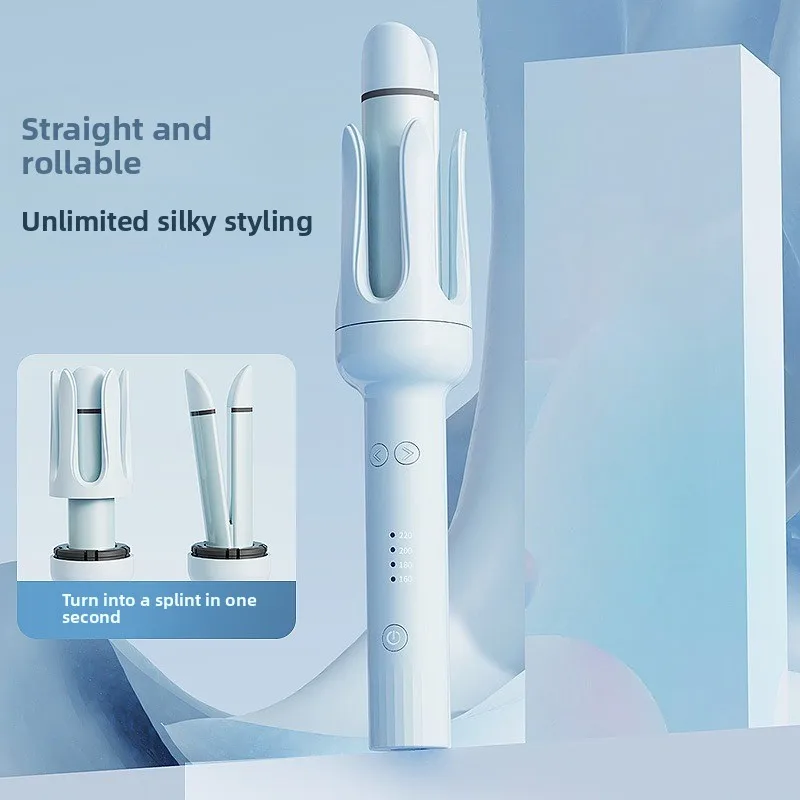 Dual-purpose Curling Iron, Straight Hair Curling Iron  32MM Large Roll Four-speed Temperature-controlled Curling Iron