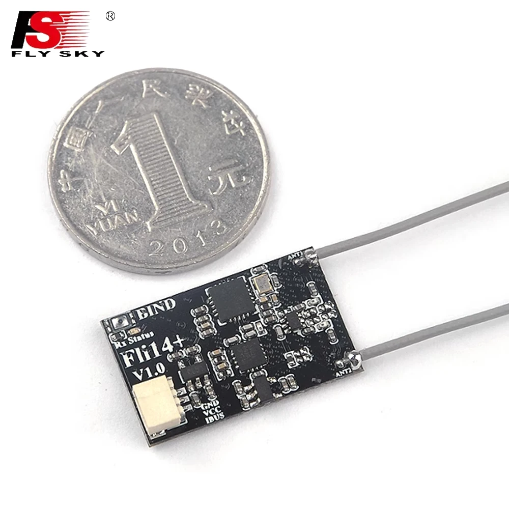 Acouto Mini Récepteur Flysky Fs A8S 2.4G 8CH avec Sortie PPM i Bus SBUS pour Fs I4 Fs I6 Fs I6S Le Récepteur Est approprié pour Fs I4 Fs I6 Fs i Le