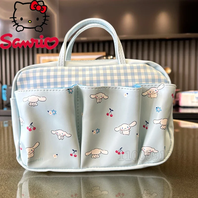 Sanrio Hello Kitty New Baby Diaper Bag Handbag Cartoon Cute Baby Bag Wielofunkcyjna torba na pieluchy o dużej pojemności Trend w modzie