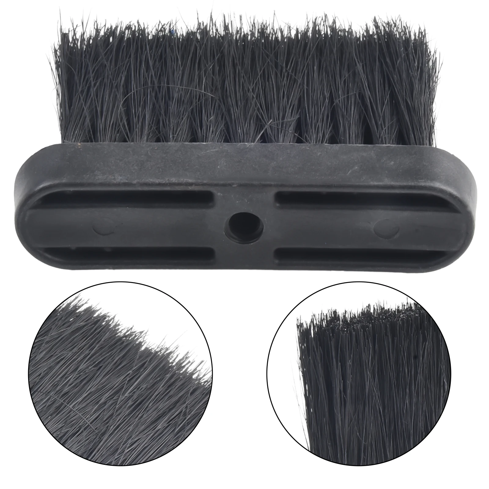 Replacement Broom Plastic Handle, Spare Hearth Brush Head Refill for Thorough Cleaning, Essential for Fireplace Maintenance