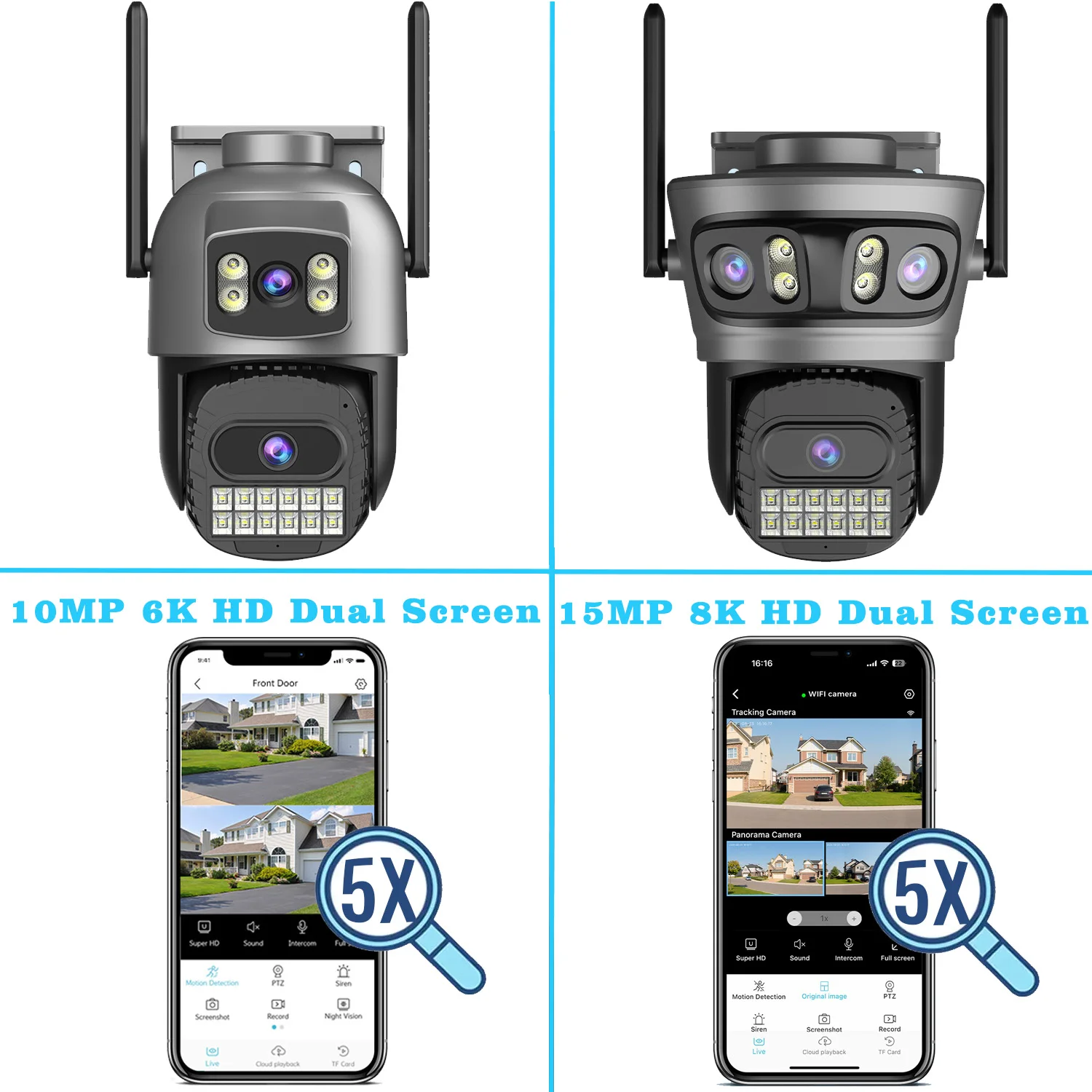 15MP PTZ IP-канару5G Wifi5Xроzakм