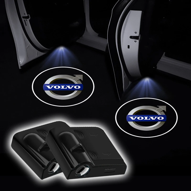 Car Styling Car Door Emblem LED Light Welcome Lamp Wireless Laser Projector For Volvo Xc90 S60 S80 Xc60 Xc70 Xc90 Fh V50 S40 C30